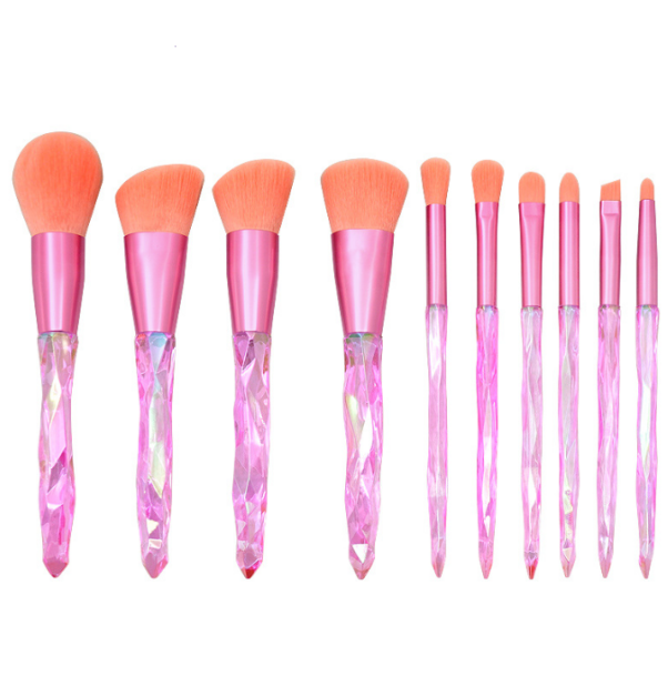 Free shipping premium makeup brush set, 10pcs complete synth