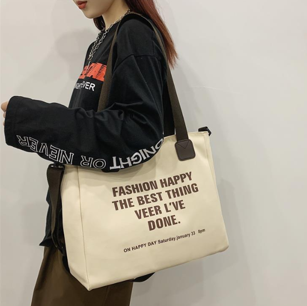 Free Shipping High Qaulity Large Capacity Unisex Canvas Bag 