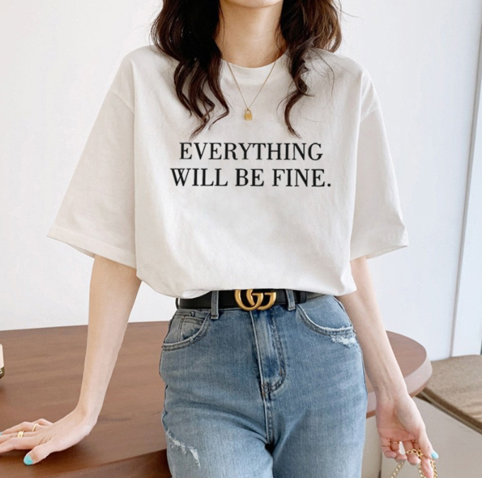 Free shipping combed cotton short sleeve crewneck  oversized