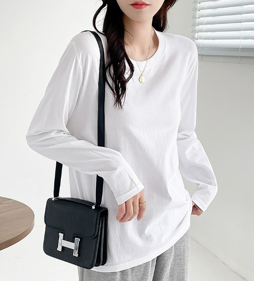 Free Shipping 100% Combed Cotton Women's Long Sleeve Shirts 